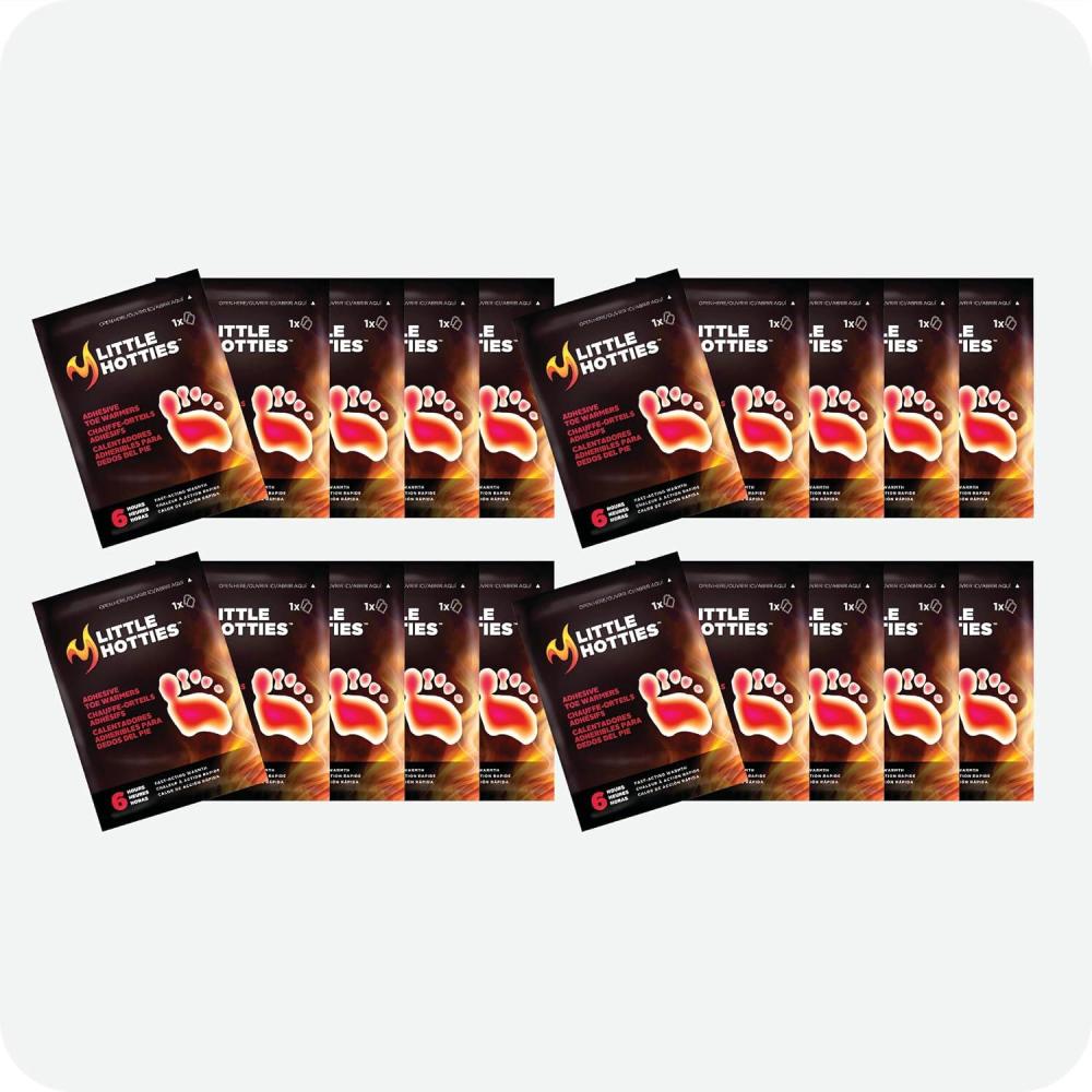 image:imageLittle Hotties Toe Warmers  Adhesive Foot Warmers for Cold Weather Comfort20  Pack
