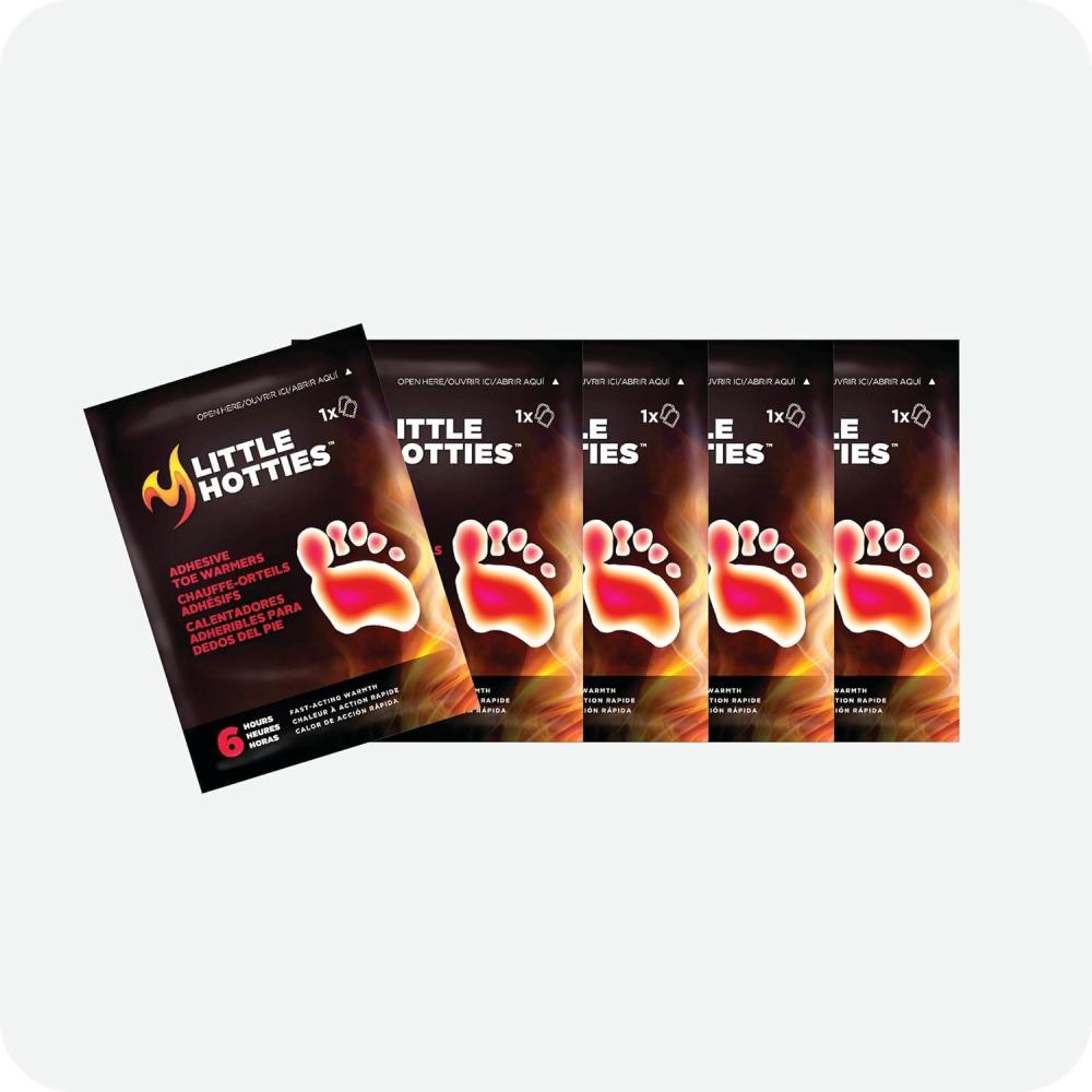 image:imageLittle Hotties Toe Warmers  Adhesive Foot Warmers for Cold Weather Comfort5  Pack