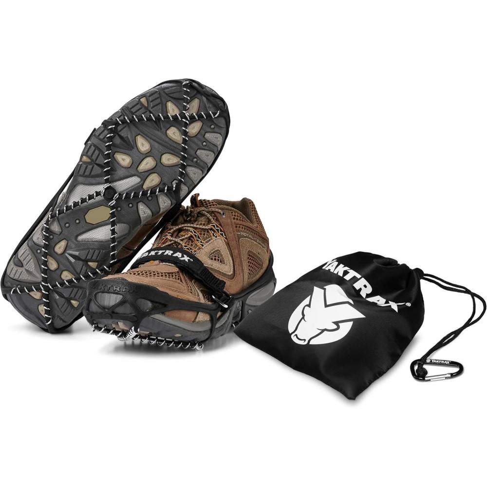 image:imageYaktrax Pro Traction Cleats  360Degree Grip on Snow Ice amp MultiTerrain Surfaces  Elastic Outer Band wEasyOnOff Heel Tab amp 14mm Stainless Steel Coils  Abrasion Resistant  UnisexSmall