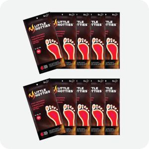 Little Hotties Foot Warmer Bundle – Warmers for All-Day Cold Weather Comfort(10-Pack)