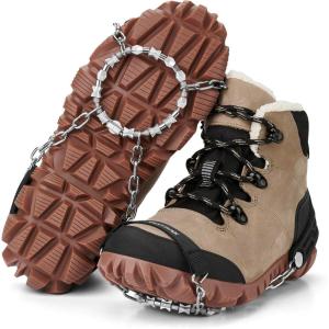 Yaktrax Diamond Go All Surface Traction Cleats for Walking on Ice and Snow(Small)